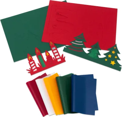 Produktbild von Betzold Fensterbilder Weihnachten, 30 Stück