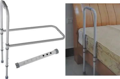 Produktbild von Bett Aufstehhilfe Metall bis 120kg höhenverstellbar Hilfe Gestell verstellbar