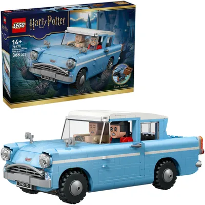 Produktbild von LEGO Harry Potter Fliegender Ford Anglia - Automodell-Set mit Harry , Ron und Hedwig Figuren - Kreatives Spielzeug für Kinder und Teenager - Geschenk für Mädchen, Jungen und Fans ab 14 Jahren - 76470