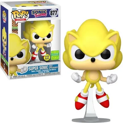 Produktbild von Funko Pop! Sonic The Hedgehog Gitd - Super Sonic #877