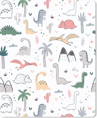 Produktbild von MuchoWow® Mauspad Mousepad Muster - Dino - Baum - Jungen - Kinder - Kinder 19x23 cm - Mousepads - Maus Mat - Pad - Mausunterlage - Mauspads - Spielen