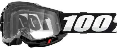Image de 100% Accuri II OTG Essential Motocross Brille, schwarz/weiß