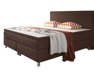 Produktbild von Inter Handels Boxspringbett Berlin, 180x200, Braun