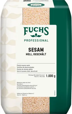 Zdjęcie produktu dla Fuchs Professional Przyprawa sezamowa biała jasna pyszna 1000g
