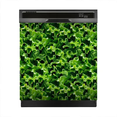 Produktbild von Aufkleber sticker 60x60 cm Dekorative folie Spülmaschine - Grüner Kopfsalat