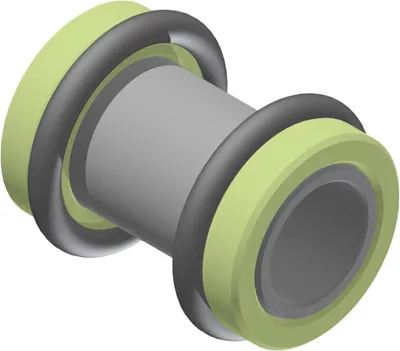 Produktbild von DT Swiss Einbaubuchsenset 10 mm DU 25 mm - präzise Dämpferlagerung
