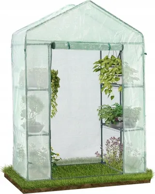 Obrázek produktu pro Mini Gewächshaustunnel Foliagem Rolling Doors 1.4X2 M 4 Regals