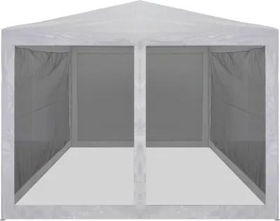 Produktbild von vidaXL Partyzelt mit 4 Mesh-Seitenwänden 4 x 3 m