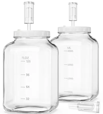 2er-Pack Gärbehälter 5700 ml mit Luftschleuse