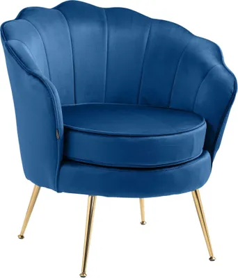 Produktbild von CLP Stuhl Rosita Samt,blau