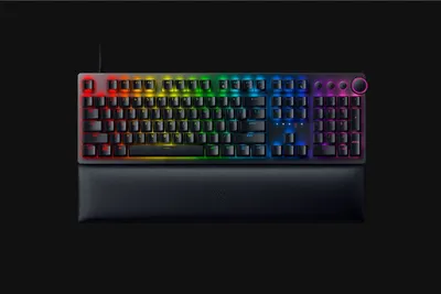 Produktbild von Razer Keyboard Huntsman V2 Gaming (DE) black  Full Size,On-the-fly-Makro