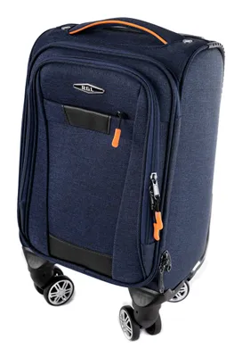Produktbild von RGL S030 S Reisekoffer Stoffkoffer mit 360° abnehmbar Leichtlauf Doppelräder Trolley mit Zahlenschloss Marineblau