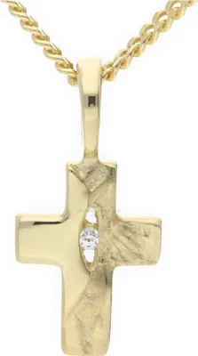 Produktbild von JuwelmaLux Anhänger 333 Gold Kreuz mit Zirkonia JL20-02-0010