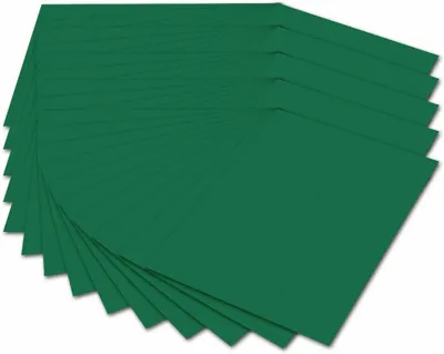 Produktbild von folia 614/50 58 - Fotokarton DIN A4, 300 g/qm, 50 Blatt, tannengrün - zum Basteln und kreativen Gestalten von Karten, Fensterbildern und für Scrapbooking
