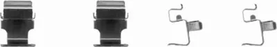 Produktbild von TEXTAR 82501800 Zubehörsatz Scheibenbremsbelag Hinten für MITSUBISHI ASX (GAW) für JEEP COMPASS (MK49)
