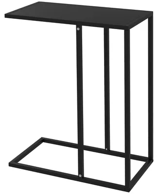 Immagine prodotto di Tavolino da Salotto a Forma di C 46x26x60 cm in Acciaio Nero
