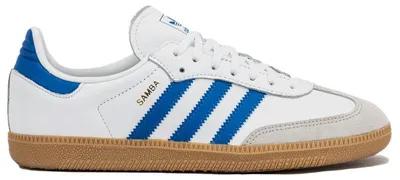 Produktbild von adidas Samba OG White Blue (GS) - EU 37 1/3