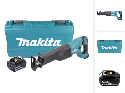 Produktbild von Makita DJR 186 T1K Akku Reciprosäge Säbelsäge 18 V + 1x Akku 5,0 Ah + Koffer - ohne Ladegerät