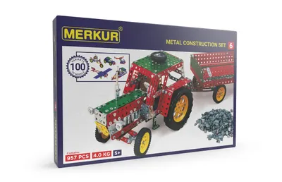 Obrázok produktu pre Merkur 6 stavebnica, 957 dielov, 100 modelov