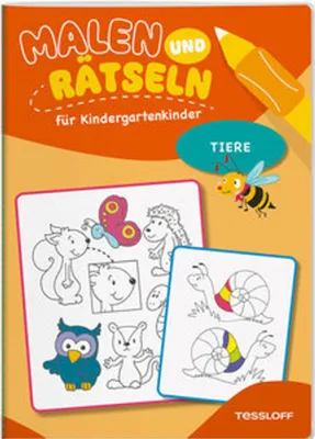 Immagine prodotto di Malen und Rätseln für Kindergartenkinder. Tiere