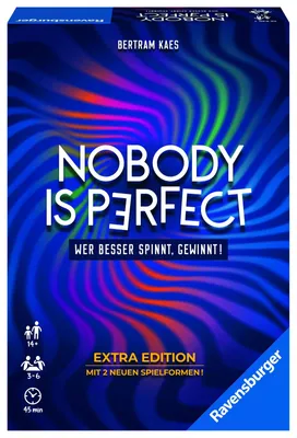 Zdjęcie produktu dla Ravensburger 26846 - Nobody is perfect Extra Edition - Komunikacyjna gra karciana dla całej rodziny, gra dla dorosłych i nastolatków w wieku 14 lat i starszych, dla 3-6 graczy