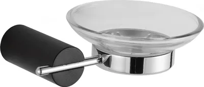Produktbild von Mexen Aron Seifenschale, schwarz/chrom - 7088139-07