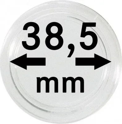 Produktbild von Lindner 2251385 Münzkapseln 38,5 mm-100er Pack