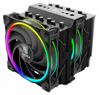 Imagen del producto de Akasa SOHO H7, ventilador de refrigeración por aire, 12 cm, 500 RPM, 2000 RPM, color