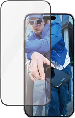 Obrázok produktu pre PanzerGlass - Ultra-Wide Fit ochranné sklo pre iPhone 16 Plus / iPhone 15 Plus - čierne
