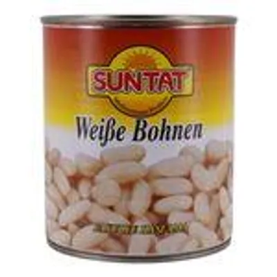 Suntat Weiße Bohnen 800g – Vielseitige Hülsenfrüchte für Ihre Küche