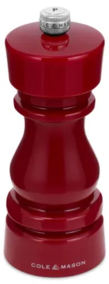 Produktbild von Cole & Mason London Acryl rot Pfeffermühle 15 cm