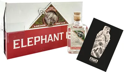 Produktbild von Elephant Gin Miniatur 16x 50ml (45% vol) London Dry Gin Mini- [Enthält Sulfite]