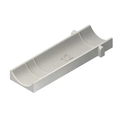 Produktbild von Niedax Gegenwanne GWU 64 Universal für Bügelschellen Spannbereich 58-64 mm Länge 40 mm
