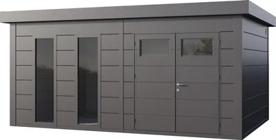 Produktbild von Telluria Metallgerätehaus Classico 5436+ granitgrau/anthrazit