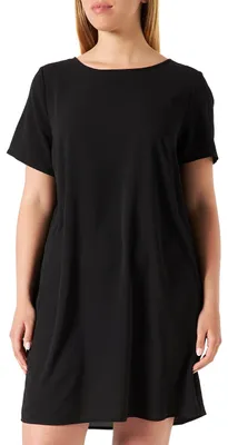 Produktbild von ONLY Carmakoma Damen Carlux Tunic Dress Wvn Noos Blusenkleid, Black 2, 42 EU