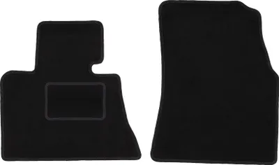 Immagine prodotto di Wielganizator tappetini auto velours anteriori adatto per BMW X5 E53 (1999-2006, 2WD) neri, set 2 pz, con fissaggi