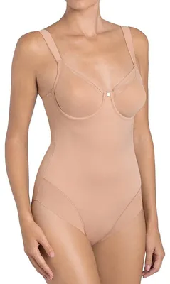 Produktbild von Triumph True Shape Sensation, Bodysuit, Beige, Elasthan, Polyamid, Polyester, Erwachsener, 60% Polyamide, 37% Elasthane, 3% Polyester, 75B