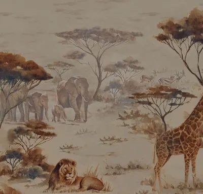 Produktbild von Fototapete 363685 Tapete Afrika 424 x 300 cm Rasch African Queen III Braun