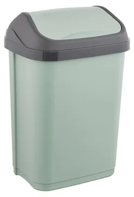 Produktbild von keeeper Mülleimer mit Schwingdeckel, 10 l, 25,5 x 19 x 38 cm, Swantje, Grün (Nor
