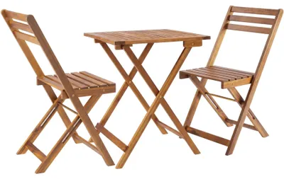 Produktbild von tectake® Bistroset Sóller, klappbar, für 2 Personen, wetterfest