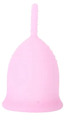 Produktbild von Menstruationstasse, medizinisches Silikon, für Damen und Herren, auslaufsicher, Sicherheit, Damenhygiene, Rosa, L