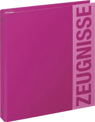 Produktbild von Zeugnisringbuch A4 4 Ringe 20 Hüllen farbig sortiert Packung mit 6 Stück