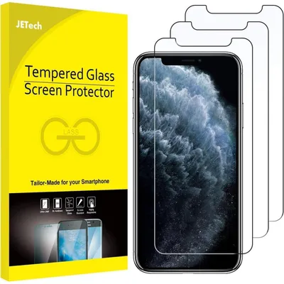 Immagine prodotto di Pellicole protettive in vetro temperato per iPhone 11 Pro Max e XS Max da 6,5", confezione da 3 pezzi
