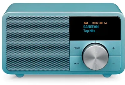 Image de Radio portable SANGEAN 2 W DAB+/FM/RDS BT AuxIn secteur/batterie bleu