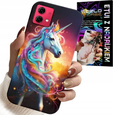 Zdjęcie produktu dla Etui Do Motorola Edge 40 Neo - Jednorożec Wzory Dla Dziewczynek Prezent