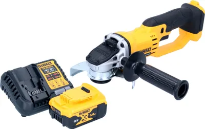Produktbild von DeWalt DCG 412 P1 Akku Winkelschleifer 18 V 125 mm + 1x Akku 5,0 Ah + Ladegerät