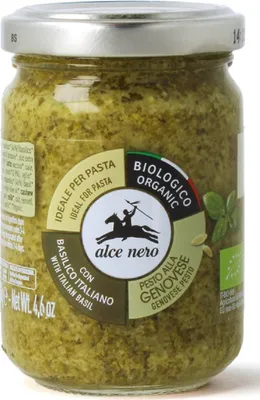 PESTO GENOVESE (SOS BAZYLIOWY) BIO 130 g - ALCE NERO