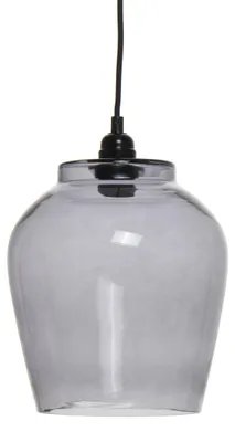 Imagen del producto de Lámpara de techo Sofia de cristal gris ahumado