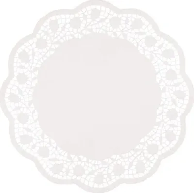Produktbild von Papstar Tortenspitzen rund Ø 36 cm weiß, 4 x 250 Stück