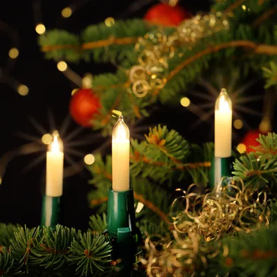Produktbild von NARVA Lichterkette für Weihnachtsbaum 30 Kerzen Beleuchtung warmweiß 17,4m Innen